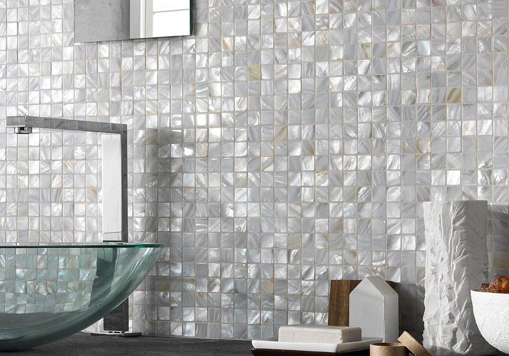 Special pearlescent pearl mosaic